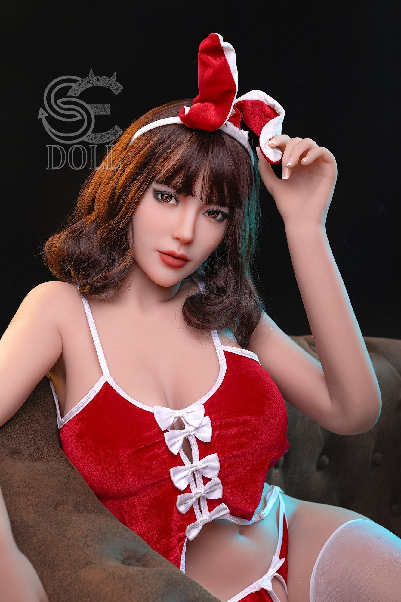 Rosalind Lifelike Sexy White TPE Love Doll in Rabbit Outfit by SEDoll