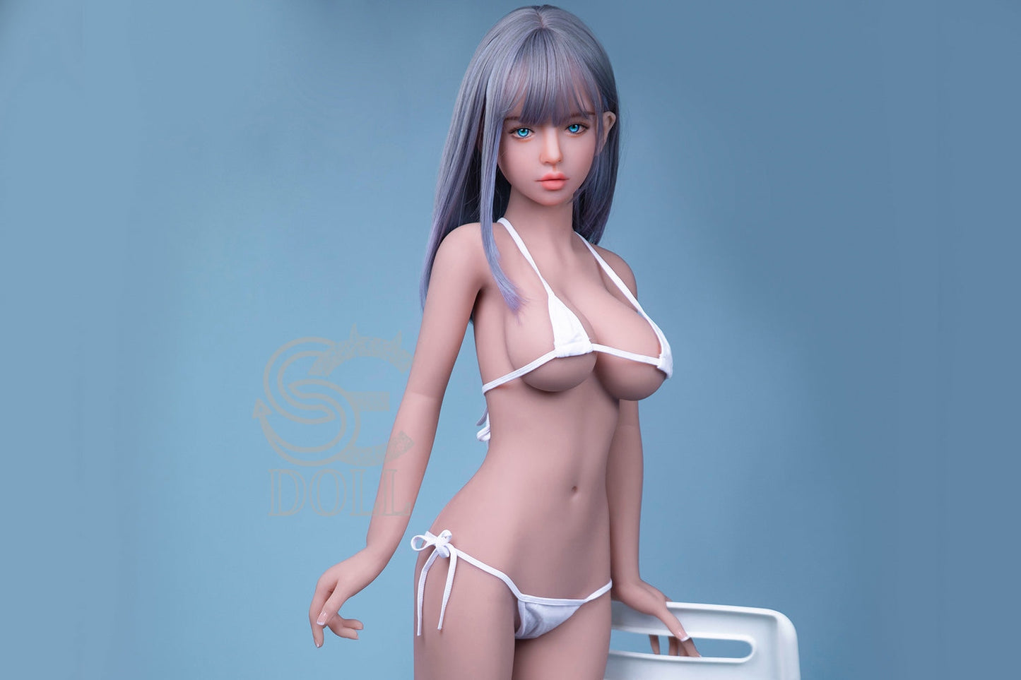 SEdoll Theresa Young Girl Blue Hair TPE Love Doll