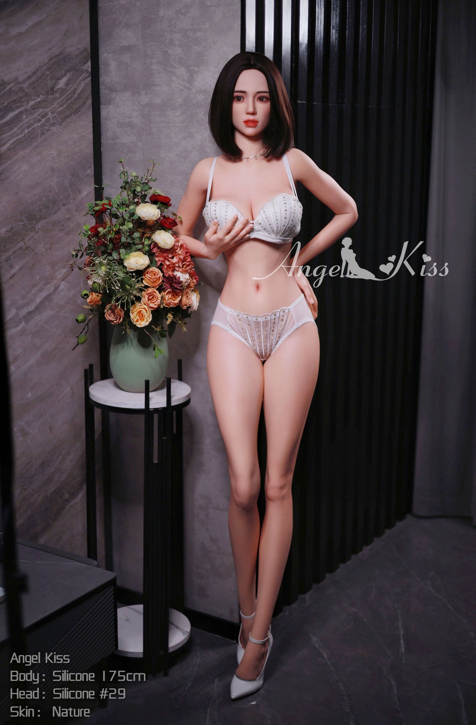 Sharon - S175cm+S#29 Asian women silicone doll with long legs and slim figure by Anmodolls