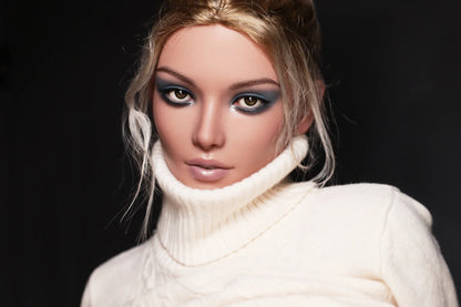 Suzanne - Blonde Silicone Love Doll in Oversized Sweater - Head (GE53) Sex Doll Any Love Doll Zelex dolls - SILICONE