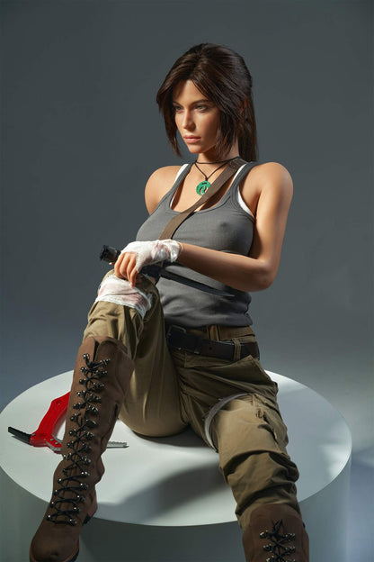 Tomb Raider's Lara Croft: 166cm, E-Cup, Full Silicon Gamelady Sex Doll Any Love Doll GameLady