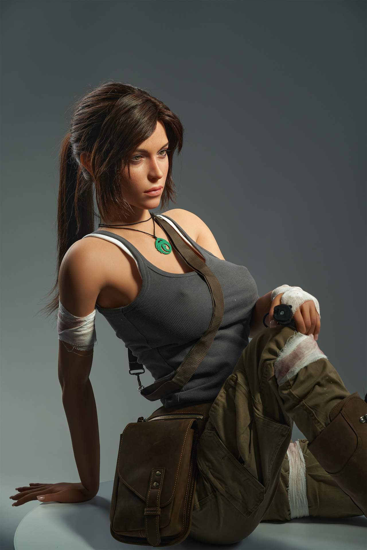 Tomb Raider's Lara Croft: 166cm, E-Cup, Full Silicon Gamelady Sex Doll Any Love Doll GameLady