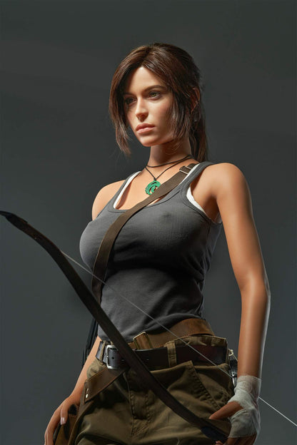 Tomb Raider's Lara Croft: 166cm, E-Cup, Full Silicon Gamelady Sex Doll Any Love Doll GameLady