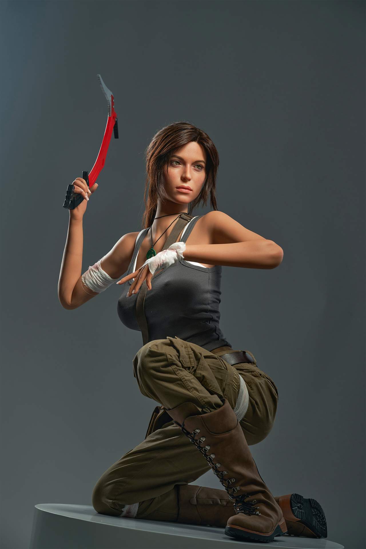 Tomb Raider's Lara Croft: 166cm, E-Cup, Full Silicon Gamelady Sex Doll Any Love Doll GameLady