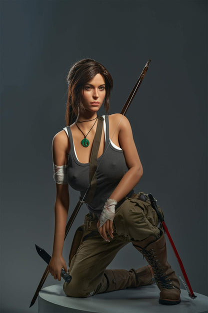 Tomb Raider's Lara Croft: 166cm, E-Cup, Full Silicon Gamelady Sex Doll Any Love Doll GameLady