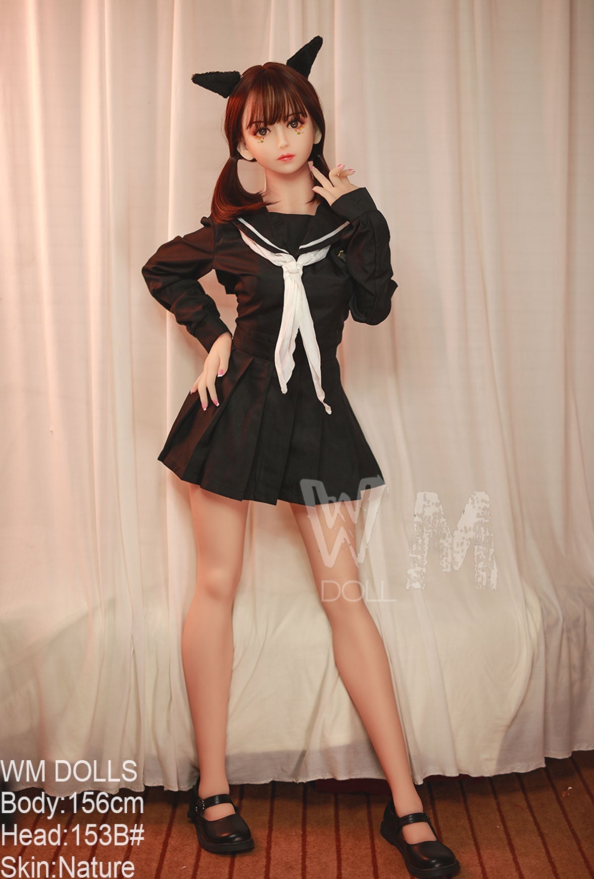 WM Dolls Promise 156cm B-Cup Schoolgirl Sex Doll with Sweet Innocent Face and 153B Head