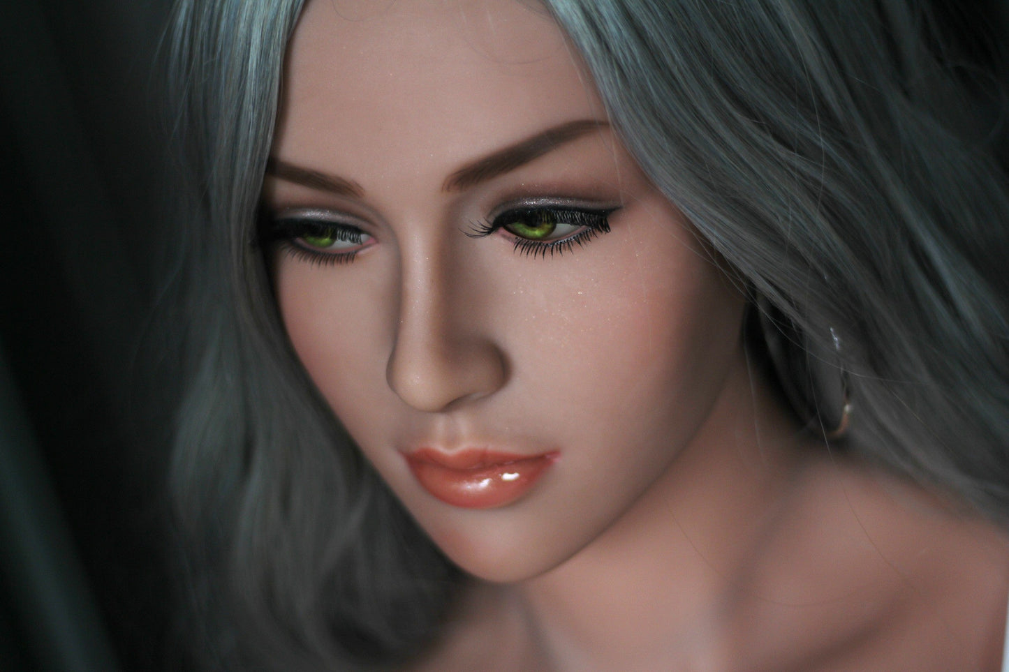 WM Dolls Barebie - Stunning Grey Hair Realistic TPE Love Doll with WM Head 15"