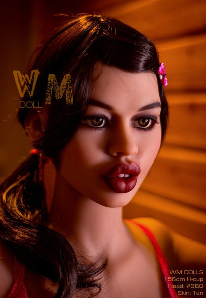 WM Dolls 156cm Reese: H-Cup Love Doll Latina Mature with Plump Lips, Head #360