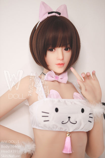 WM Dolls Yang: 164cm D-Cup Love Doll - Asian Teen Brunette Head #391