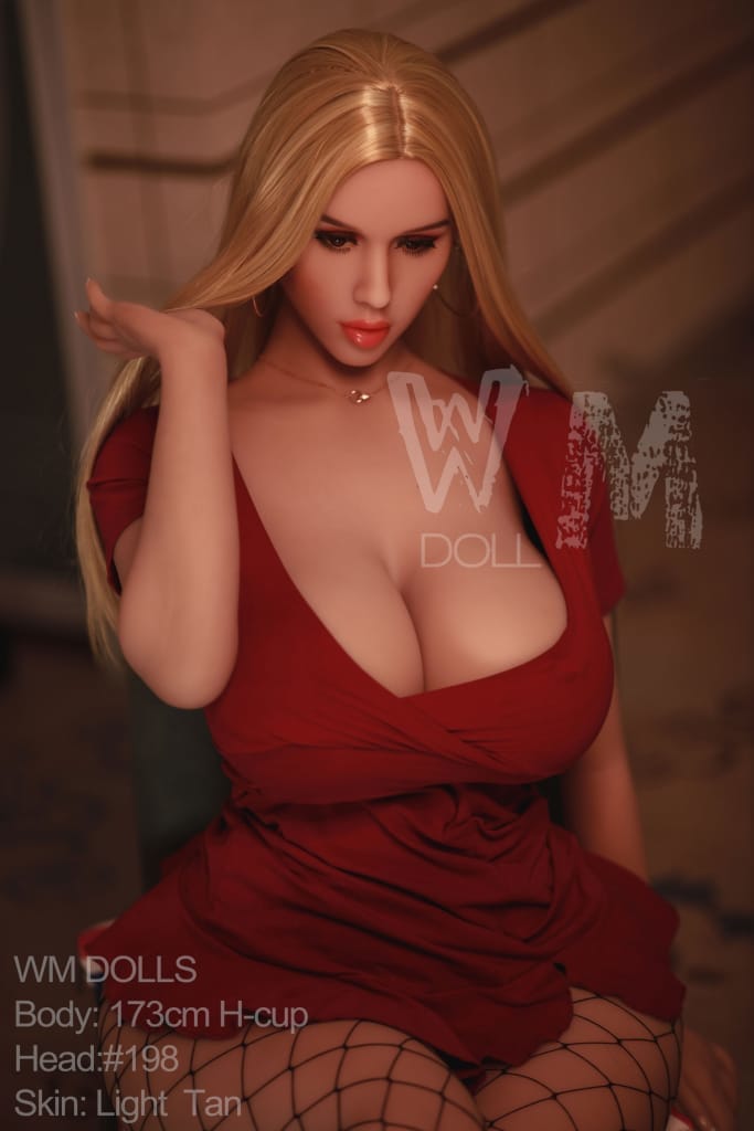 WM Dolls Rodina Luxury Sex Doll: 173cm Tall H-Cup Blonde featuring Head #198