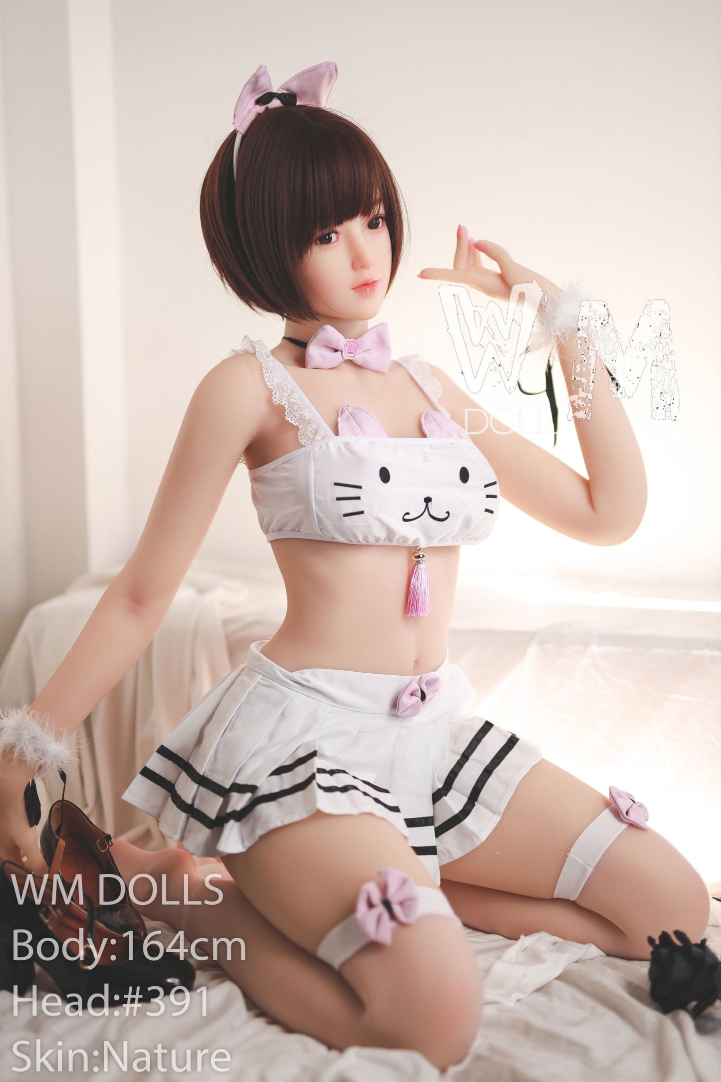 WM Dolls Yang: 164cm D-Cup Love Doll - Asian Teen Brunette Head #391