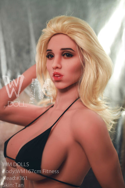 Seductive Vienna: WM Dolls Blonde European Love Doll with E-Cup, 167cm, Head #361