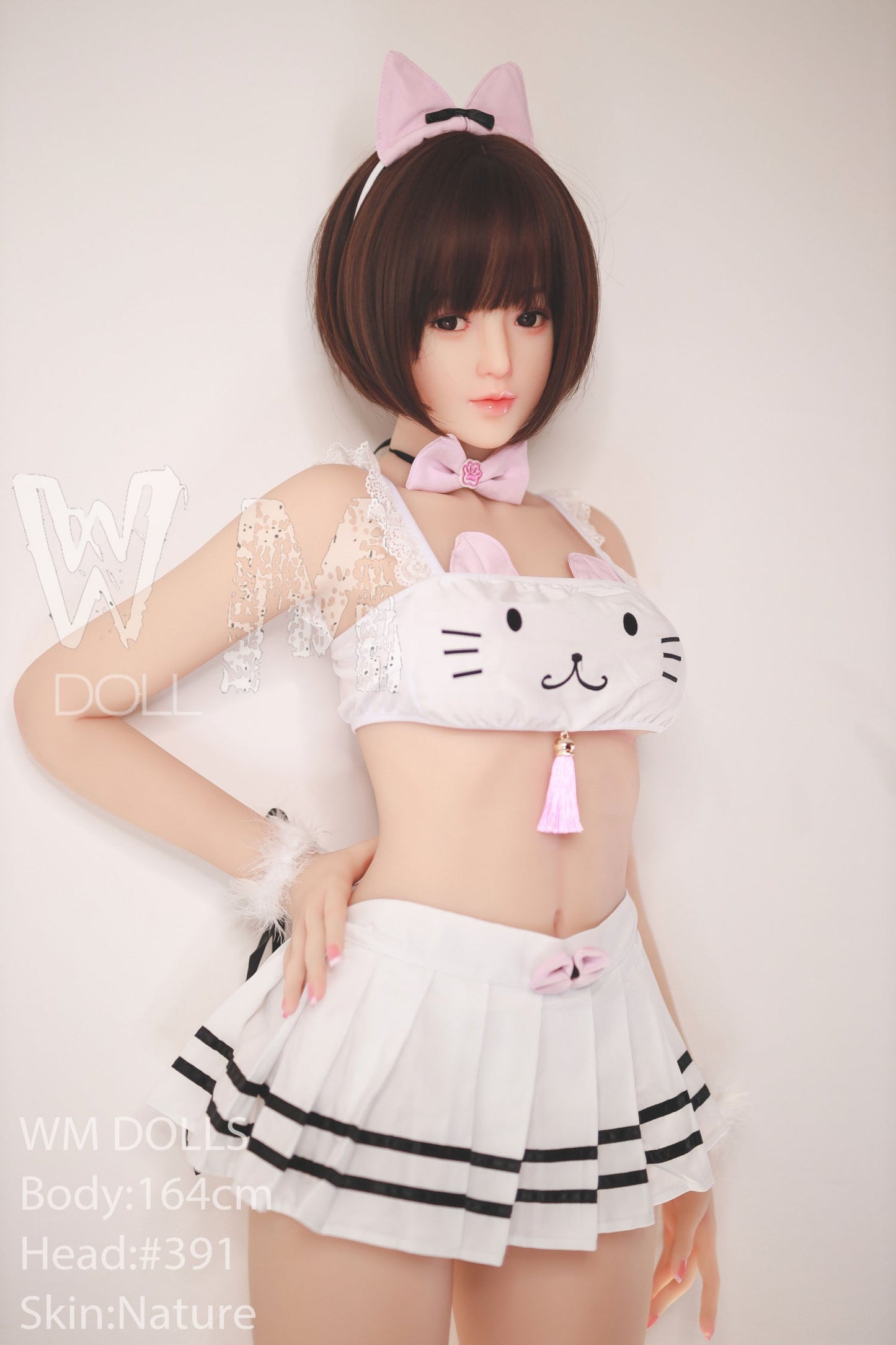 WM Dolls Yang: 164cm D-Cup Love Doll - Asian Teen Brunette Head #391