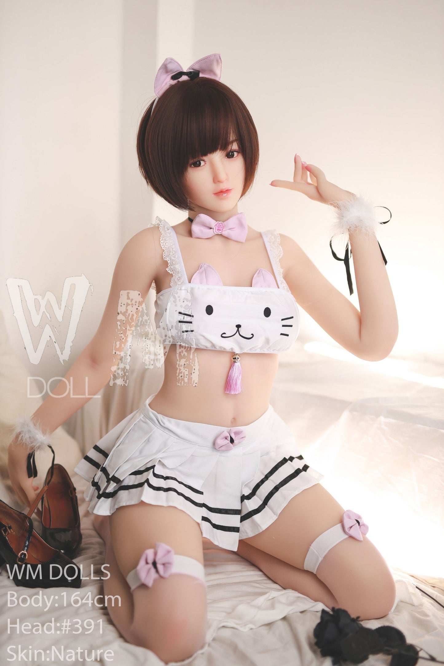 WM Dolls Yang: 164cm D-Cup Love Doll - Asian Teen Brunette Head #391