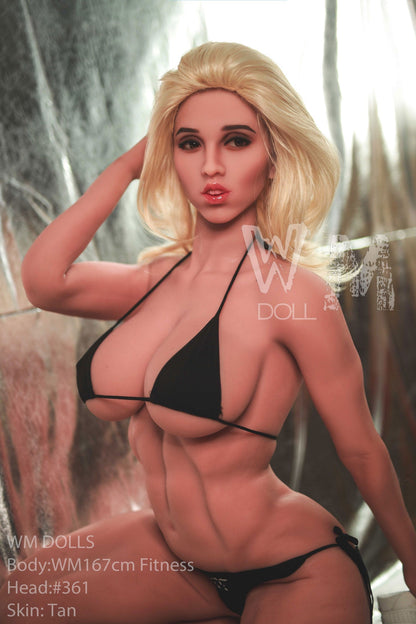 Seductive Vienna: WM Dolls Blonde European Love Doll with E-Cup, 167cm, Head #361