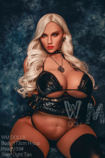 WM Dolls Cemilla - 173cm H-Cup Mature Fantasy Sex Doll with Big Breasts and Curvy BBW Body