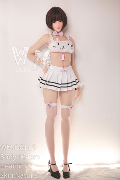 WM Dolls Yang: 164cm D-Cup Love Doll - Asian Teen Brunette Head #391