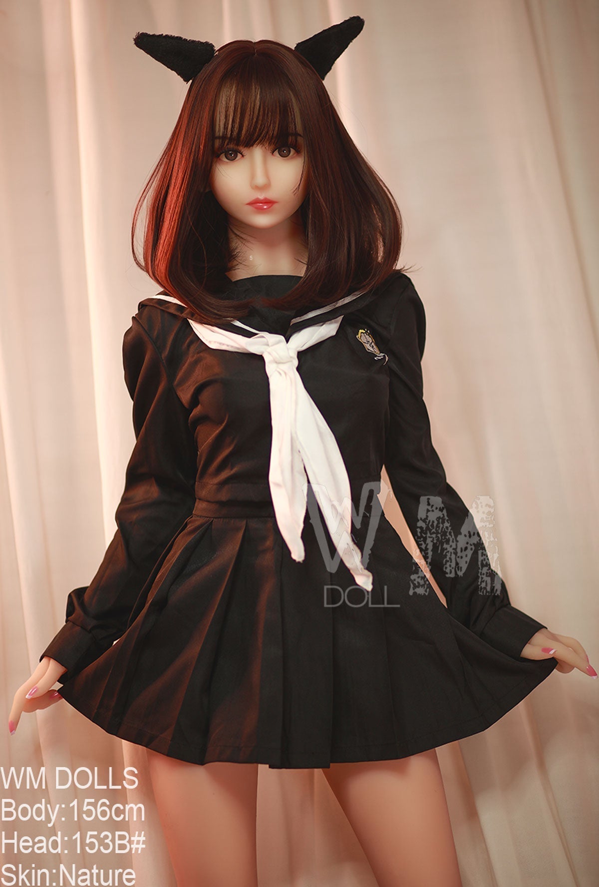 WM Dolls Promise 156cm B-Cup Schoolgirl Sex Doll with Sweet Innocent Face and 153B Head