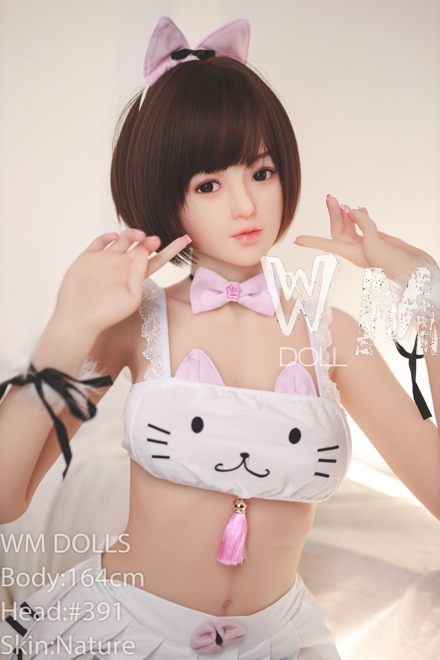 WM Dolls Yang: 164cm D-Cup Love Doll - Asian Teen Brunette Head #391