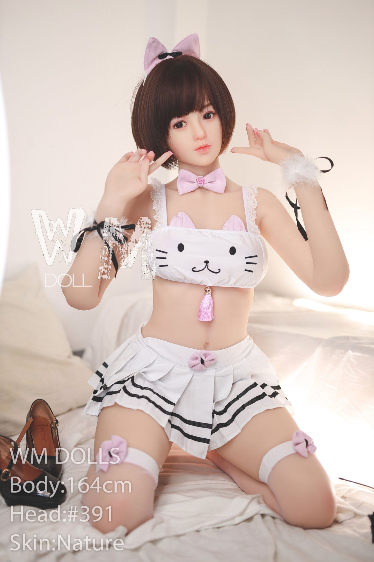 WM Dolls Yang: 164cm D-Cup Love Doll - Asian Teen Brunette Head #391