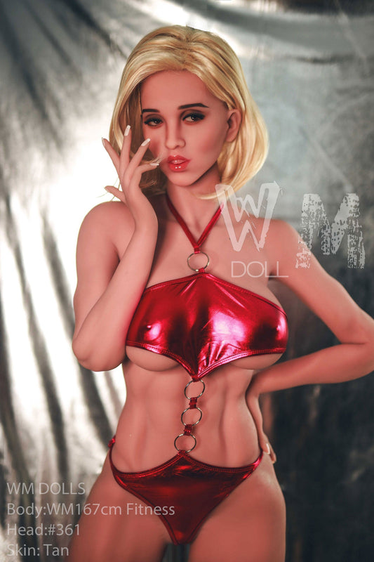 Seductive Vienna: WM Dolls Blonde European Love Doll with E-Cup, 167cm, Head #361