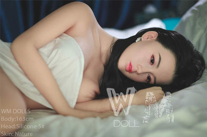 WM Dolls 163cm C-Cup Brunette Asian Teen Love Doll with Silicone Head No.5 Azabilla