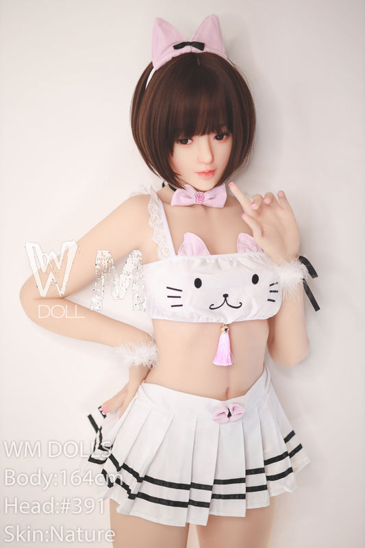 WM Dolls Yang: 164cm D-Cup Love Doll - Asian Teen Brunette Head #391