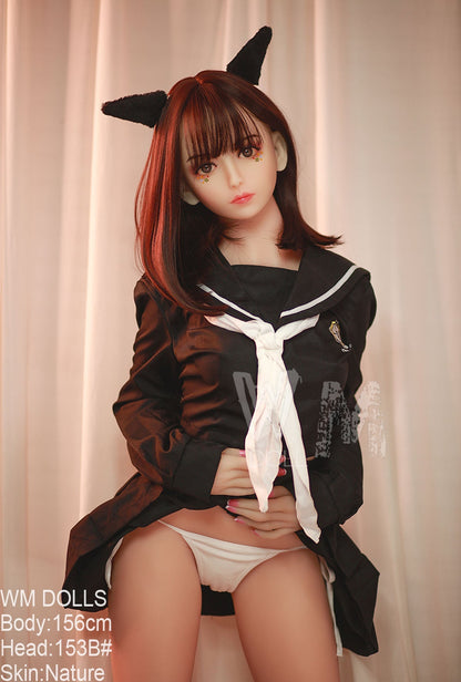 WM Dolls Promise 156cm B-Cup Schoolgirl Sex Doll with Sweet Innocent Face and 153B Head