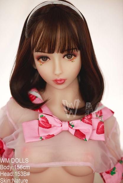 WM Dolls Promise 156cm B-Cup Schoolgirl Sex Doll with Sweet Innocent Face and 153B Head