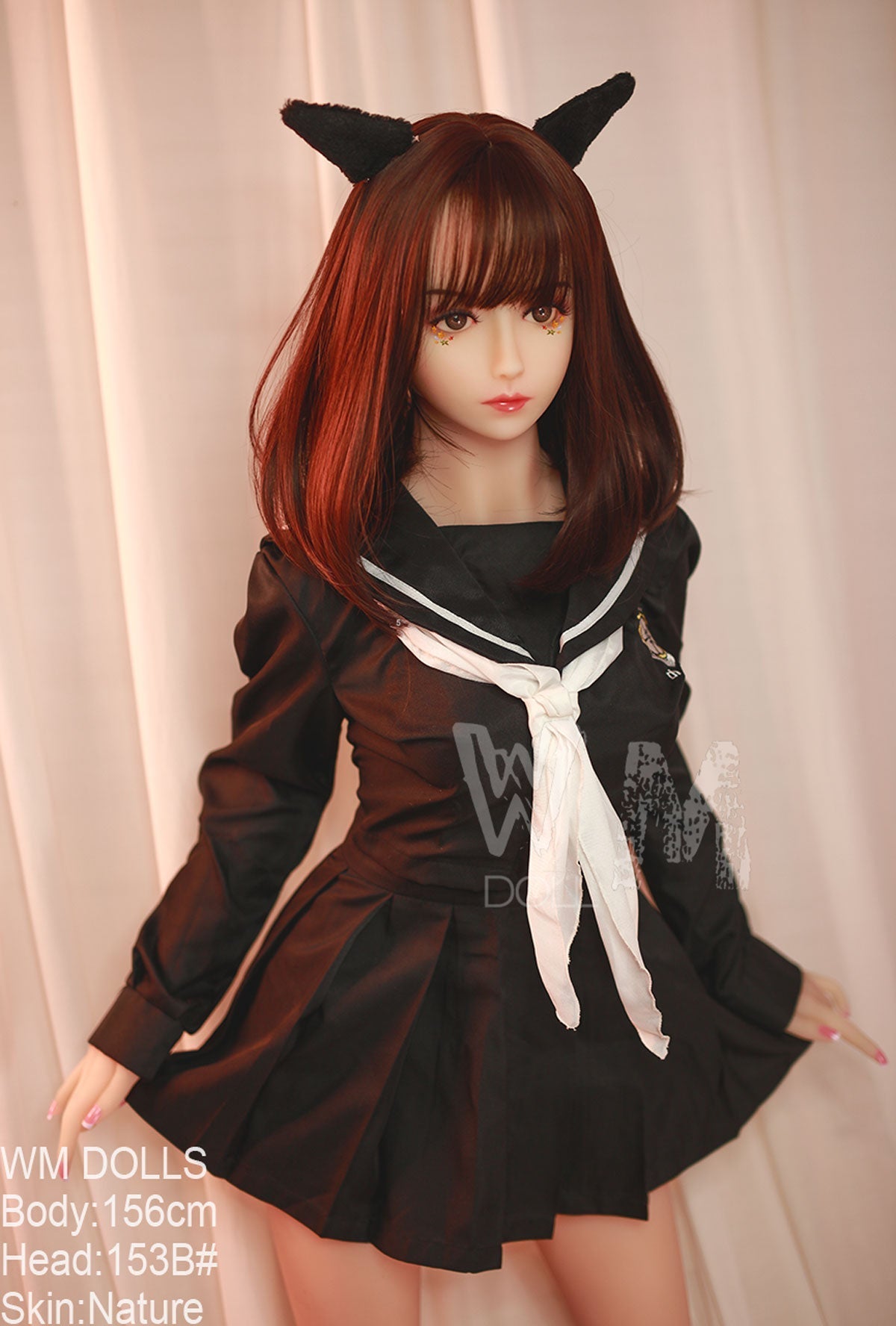 WM Dolls Promise 156cm B-Cup Schoolgirl Sex Doll with Sweet Innocent Face and 153B Head