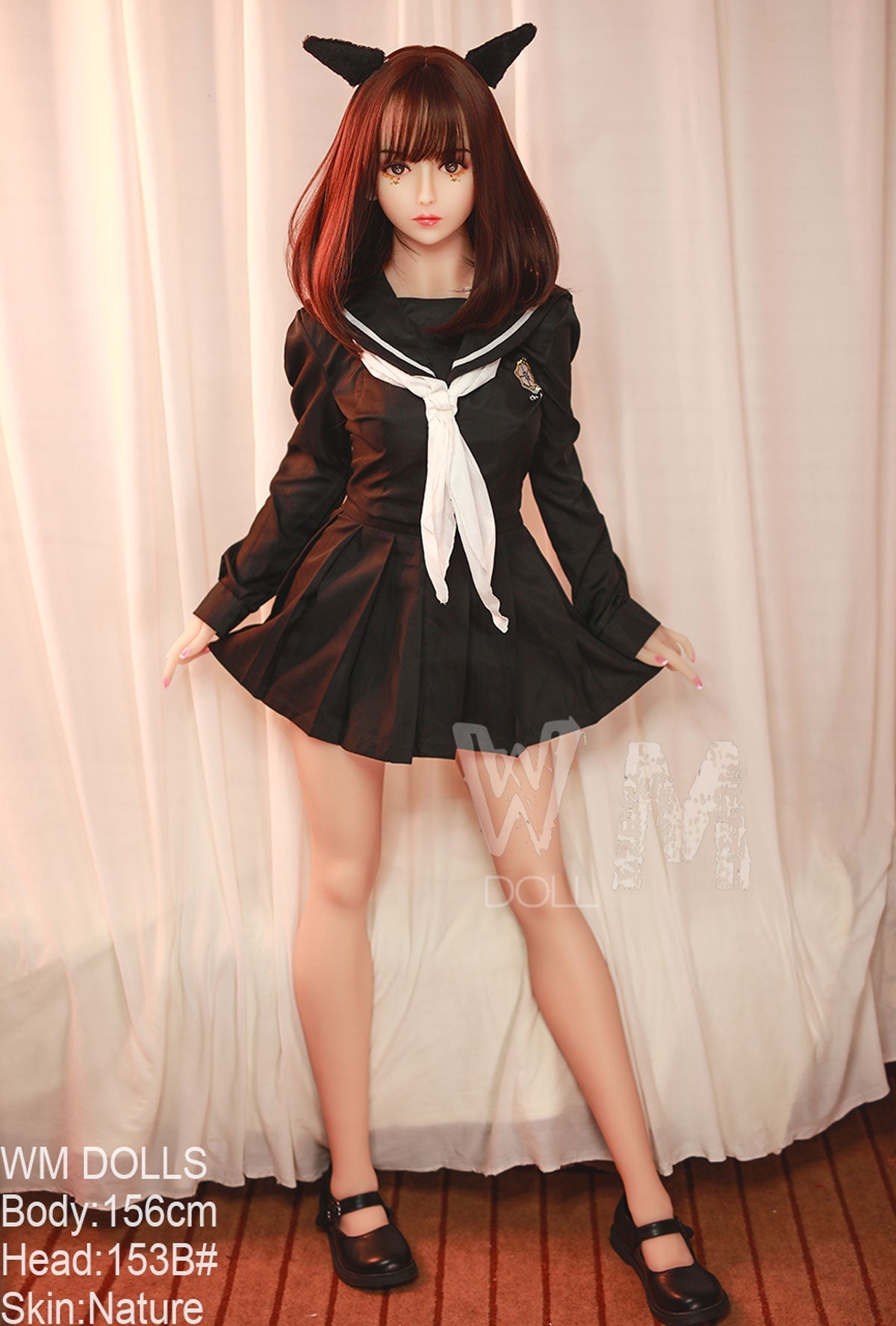 WM Dolls Promise 156cm B-Cup Schoolgirl Sex Doll with Sweet Innocent Face and 153B Head