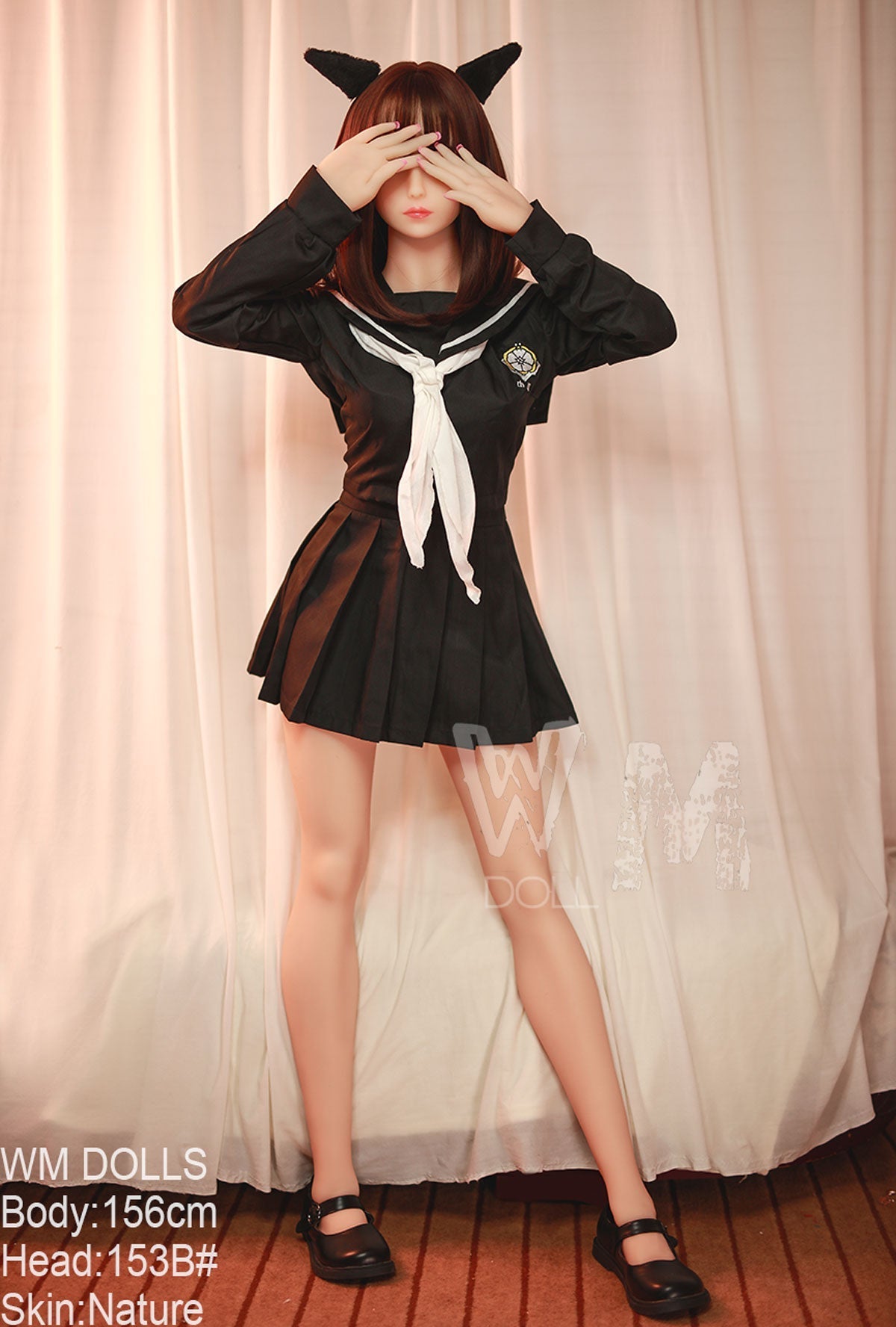 WM Dolls Promise 156cm B-Cup Schoolgirl Sex Doll with Sweet Innocent Face and 153B Head