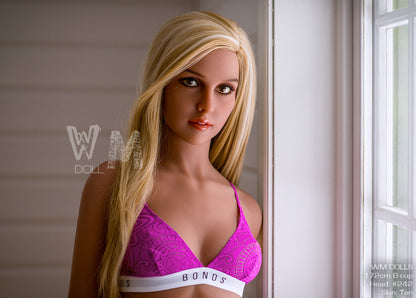 WM Dolls Frey Teen Sex Doll: 172cm, B-Cup, Blonde, Slim Body, Head 242